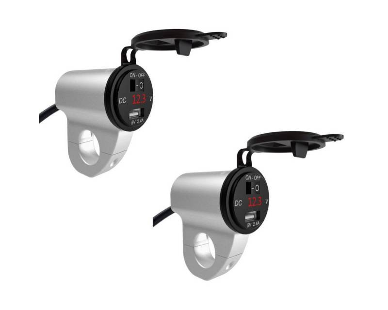 Lumitecs Halter 2x 12V Motorrad USB Steckdose # US30 Spar-Set von Lumitecs