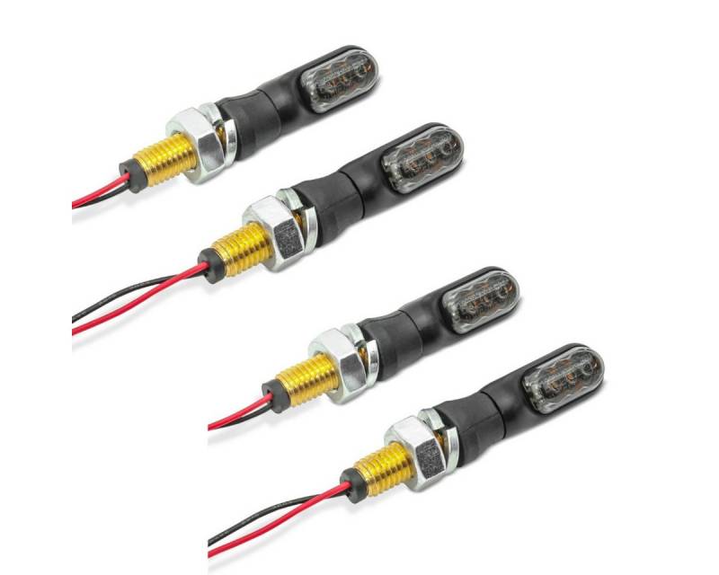 Lumitecs Halter 2x LED Blinker Motorrad # KP16 E-Prüfzeichen 2 Stück vorne-hinten Spar von Lumitecs