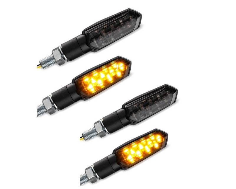 Lumitecs Halter 2x LED Blinker Motorrad # TX10 E-Prüfzeichen 2 Stück vorne-hinten schw Lumitecs Halter 2x LED Blinker Motorrad # TX10 E-Prüfzeichen 2 Stück vorne-hinten schw von Lumitecs