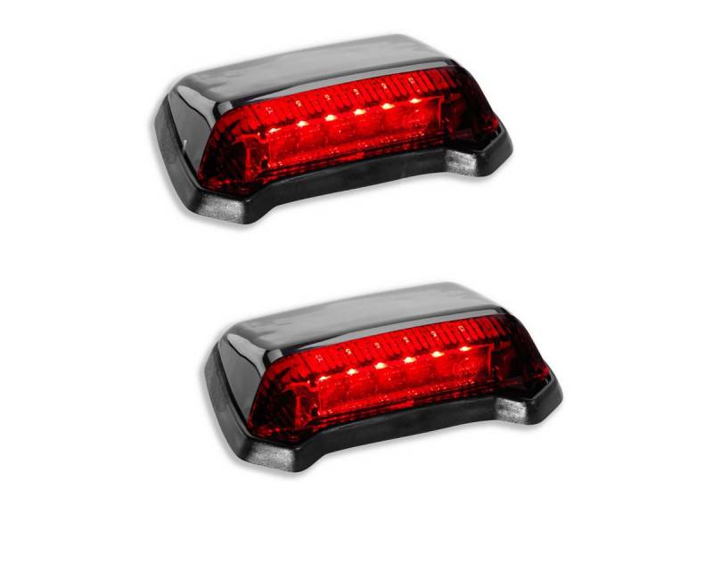 Lumitecs Halter 2x Motorrad LED Fender Rücklicht mit Bremslicht und Dauerlicht # TX45 von Lumitecs