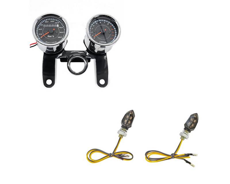 Lumitecs Halter Set LED Blinker + Tachometer S1 von Lumitecs