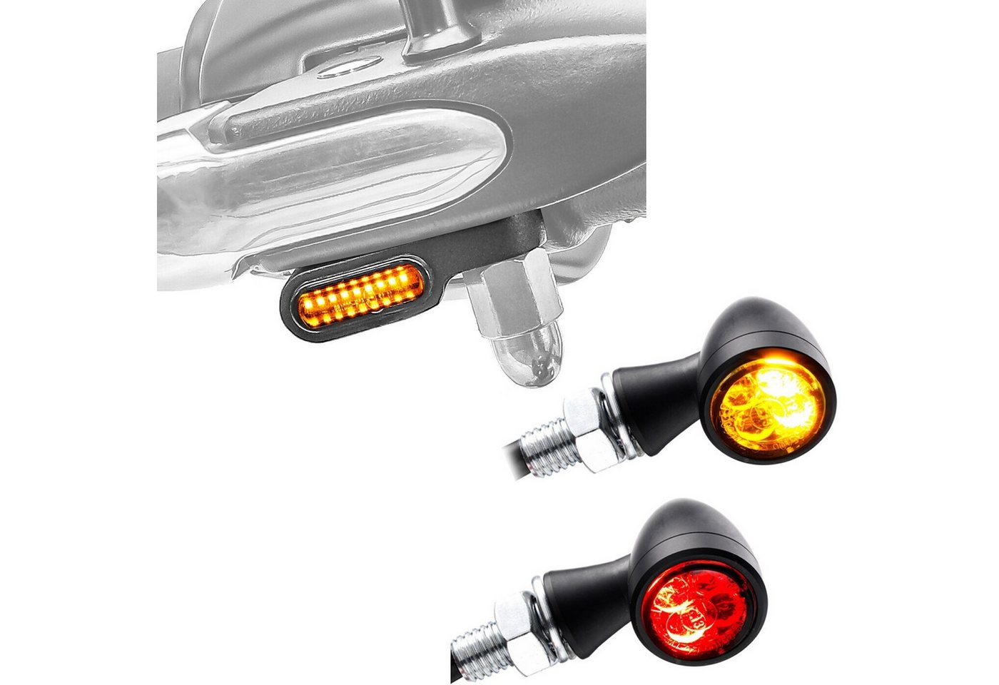 Lumitecs Halter Set: LED Lenkerbl. XS + E-Prüfzeichen get. + LED Blinker TX1 get. + Br Lumitecs Halter Set: LED Lenkerbl. XS + E-Prüfzeichen get. + LED Blinker TX1 get. + Br von Lumitecs