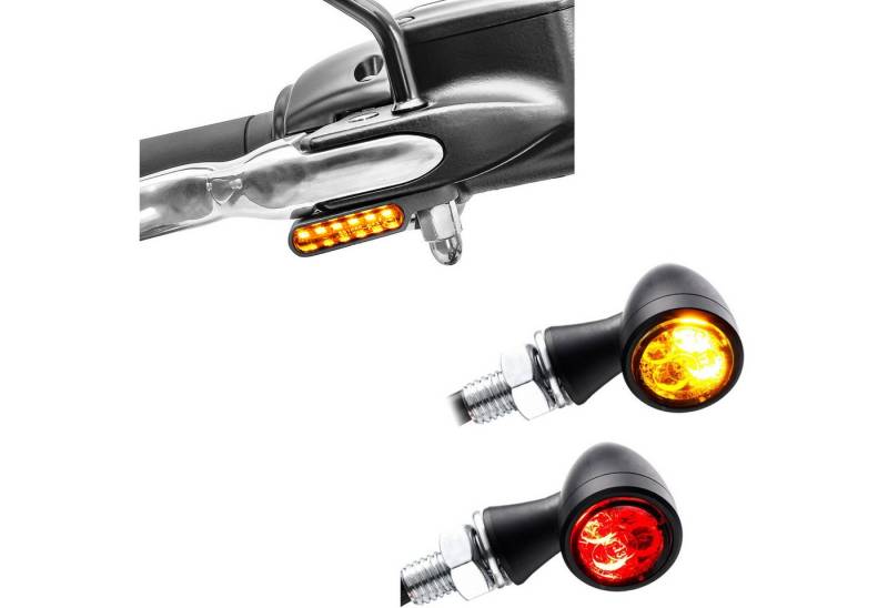 Lumitecs Halter Set: LED Lenkerblinker + LED Blinker TX1 + E-Prüfzeichen + Brems- und Lumitecs Halter Set: LED Lenkerblinker + LED Blinker TX1 + E-Prüfzeichen + Brems- und von Lumitecs