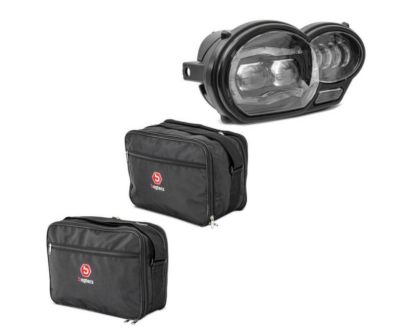 Lumitecs Halter Set: LED Scheinwerfer passend für BMW R 1200 GS 04-12 ECE # QL4 mit Va von Lumitecs