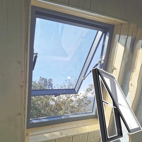 Dachausstiegsfenster Dachfenster, Dachfensterabdeckung, Dachausstiegsluke for Kellerfenster(50x50cm/19.7x19.7in) von Lumivex