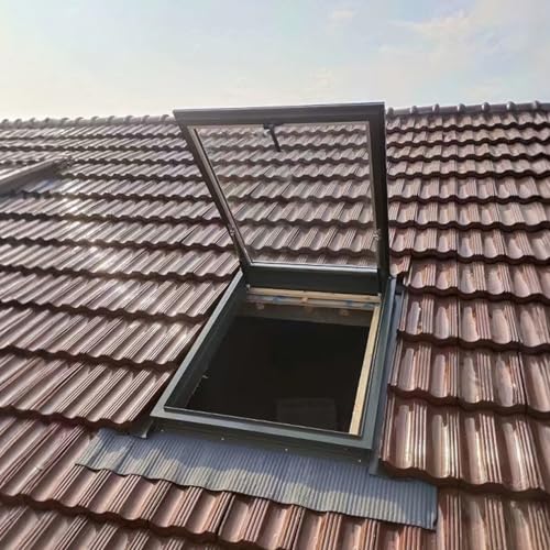 Dachausstiegsfenster Dachfenster, for Wohngebäude, for Dachboden, Dachfensterabdeckung und, Dachbeleuchtung, Schachtfenster(65x50cm/25.6x19.7in) von Lumivex