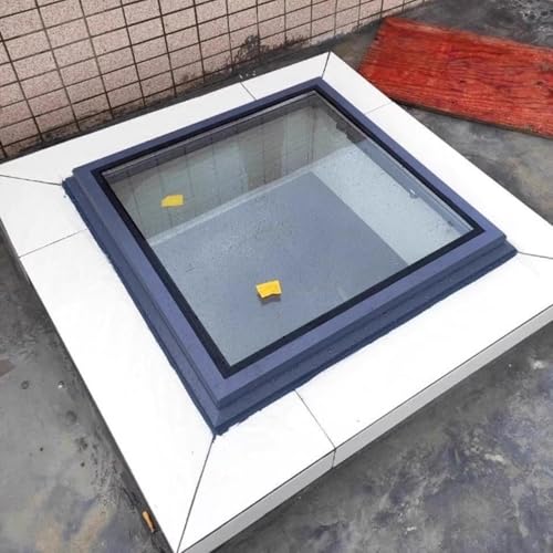 Dachausstiegsfenster Unterputz-Dachausstiegsluke, Sicherheitstür, Dachfenster, mit Lüftungsfläche, for Gewerbe(65x55cm/25.6x21.7in) von Lumivex