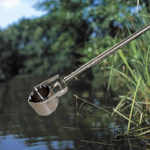 Lumivex Ölsammler Ölprobenbehälter Teleskop-Wasserprobennehmer-Set, einziehbarer Sammelstab, mit abgestufter Skala, for Flussprobenbecher(500ml,2.5m/8.2 ft) von Lumivex