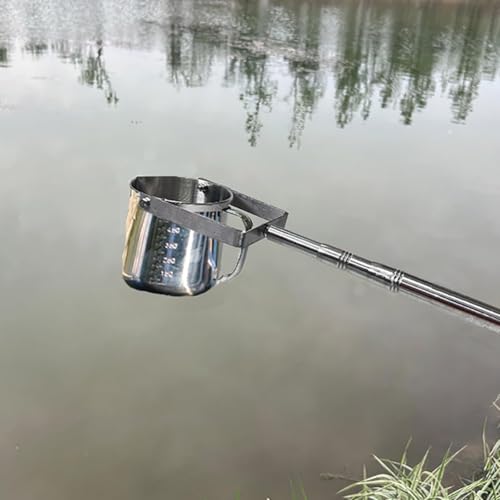 Lumivex Ölsammler Ölprobenbehälter Teleskop-Wasserprobennehmer-Set aus Edelstahl, einziehbarer Sammelstab 500/1000 ml, for Flussprobenbecher(500ml,6m/19.7 ft) von Lumivex