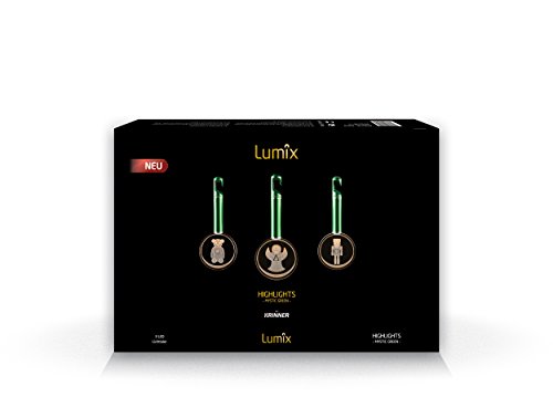 Krinner Lumix Highlights kabellose LED-Acrylglastaler, mystic grün 76010 von Lumix