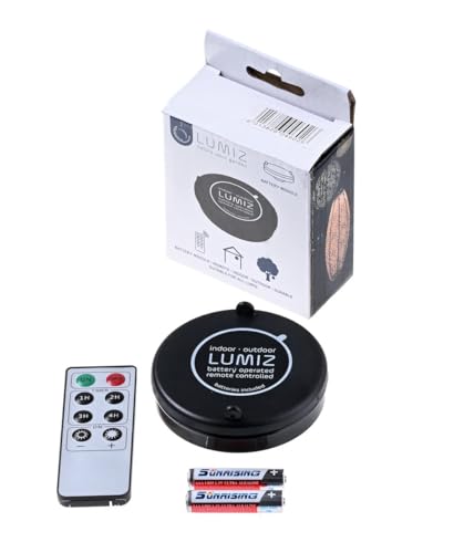 LUMIZ Fernsteuerung - für Laterne - AAA-Module - für Außen - Gartenbeleuchtung - Solarlampen - Gartendeko - AAA-Batterien - Silber von LUMIZ