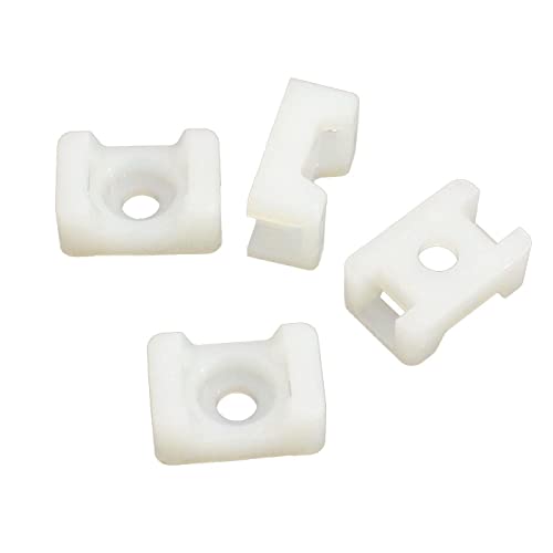 100x Schraubsockel für Kabelbinder 15x10mm Weiß natur Montagesockel 100x Schraubsockel für Kabelbinder 15x10mm Weiß natur Montagesockel von Lumonic