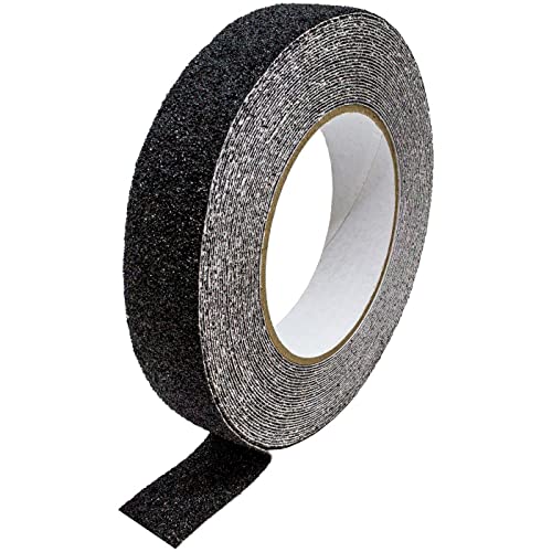 Lumonic 10m Antirutschband Selbstklebend 25mm schwarz Antirtusch Streifen Klebeband 650µm von Lumonic