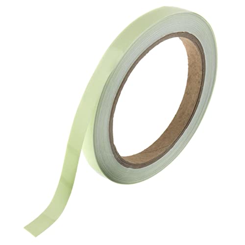 10m fluoreszierendes Klebeband 15mm Grün nachleuchtend neon Leucht Folie Phosphor Markierungsband von Lumonic