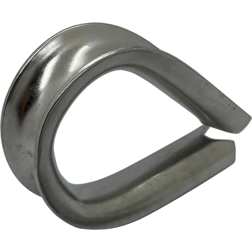 10x Drahtseil Kausche Edelstahl V2A 304 16mm rostfrei Seilkausche 10x Drahtseil Kausche Edelstahl V2A 304 16mm rostfrei Seilkausche von Lumonic