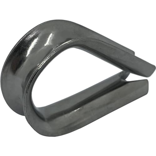 10x Drahtseil Kausche Edelstahl V2A 304 2mm rostfrei Seilkausche 10x Drahtseil Kausche Edelstahl V2A 304 2mm rostfrei Seilkausche von Lumonic