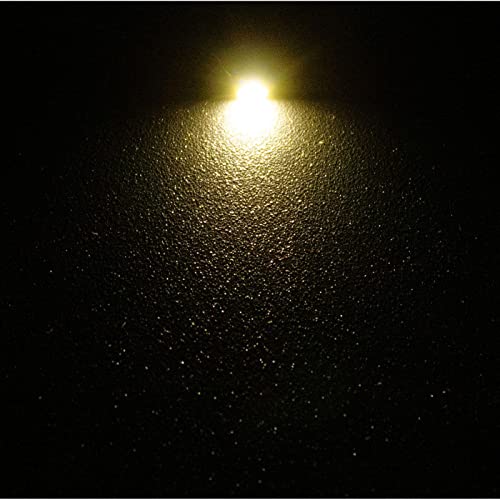 Lumonic 10x Superhelle LEDs vom Typ SMD 0603 - High Power LEDs mit Anschlussdraht zum selber Löten DIY in Farbe Warm-Weiß 3000K - Durchmesser: 1,6x0,8 von Lumonic