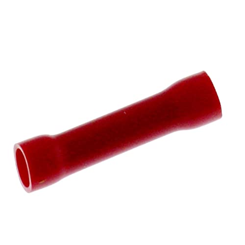 25x Stoßverbinder vollisoliert 0,5-1,5mm² Rot Quetschverbinder Kupfer verzinnt von Lumonic