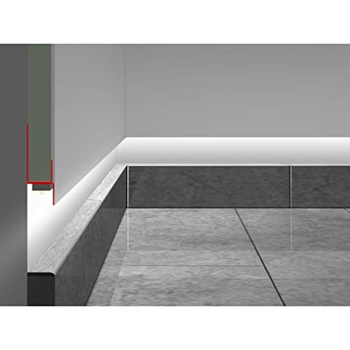 2m LED Trockenbauprofil ADP für freie Flächengestaltung für Gipskartonplatten Stahl Zinkblech 2m LED Trockenbauprofil ADP für freie Flächengestaltung für Gipskartonplatten Stahl Zinkblech von Lumonic
