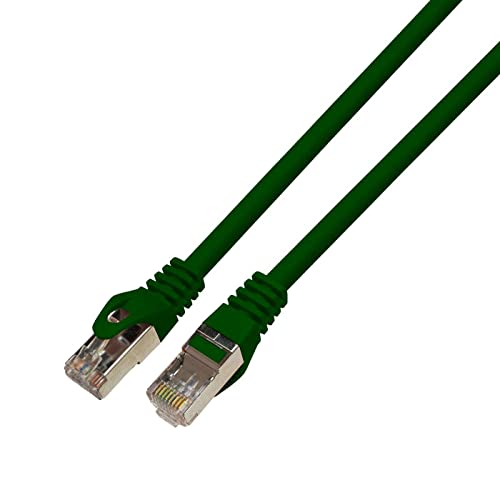 2m RJ-45 Netzwerkkabel Patchkabel CAT7 Grün S/FTP Ethernet DSL LAN CAT.7 von Lumonic