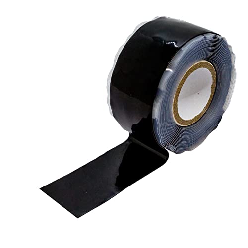 3m Selbstverschweißendes Silikonband 25mm Abdichtband schwarz -50...260°C 0,50mm von Lumonic