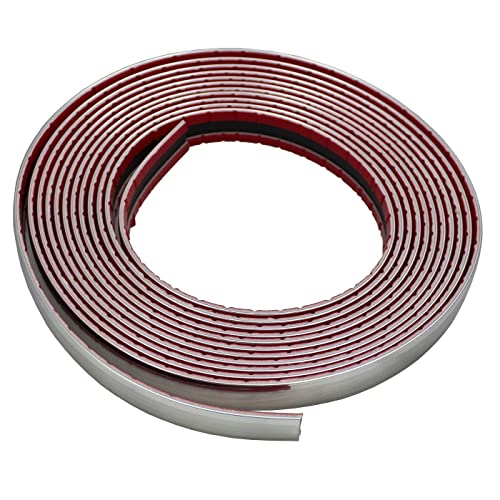 Chrom Zierleiste 18mm x 5m Auto Chromleiste Universal Selbstklebend Flexibel von Lumonic