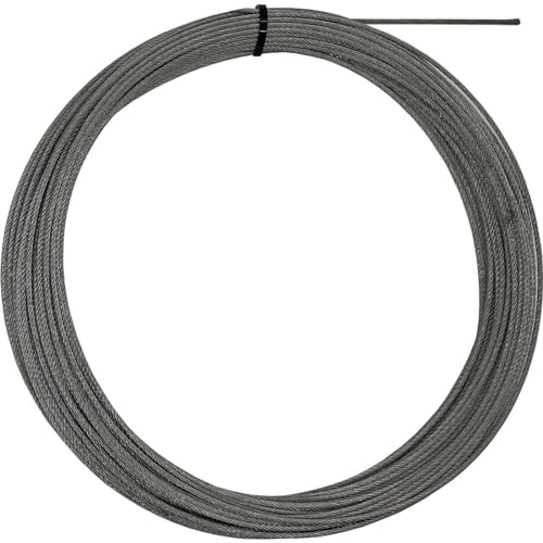 Drahtseil 25m Edelstahl V4A 316 1mm 7x7 Seile rostfrei für Ranksysteme Drahtseil 25m Edelstahl V4A 316 1mm 7x7 Seile rostfrei für Ranksysteme von Lumonic