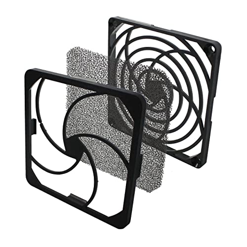 Lüftergitter + Staubfilter 92x92mm 30ppi 3-teilig Wechselfilter von Lumonic