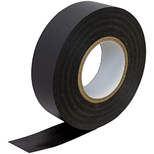 Lumonic 1 Rolle PVC Isolierband 19mm x 20m Klebeband schwarz Isoband I Geeignet für Elektriker und Bastler I Isolierklebeband in verschiedenen Längen und Farben von Lumonic