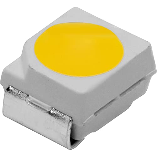 Lumonic 20x Superhelle LEDs vom Typ SMD 3528 PLCC2 - High Power LEDs zum selber Löten DIY in Farbe Kalt-Weiß 6000K - Durchmesser: 3,5x2,8mm von Lumonic