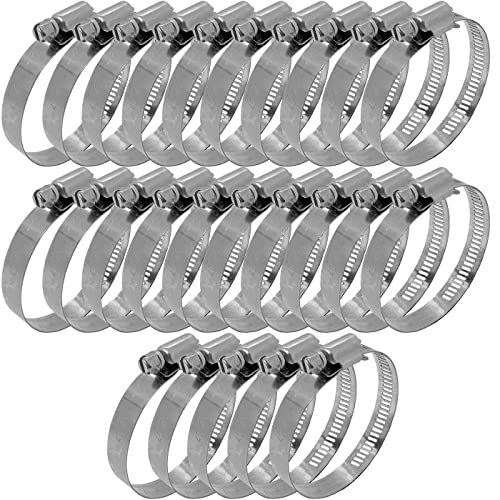 Lumonic 25x 46-70mm Schlauchschelle Edelstahl V4A 304 I einstellbare Schlauchschellen zum Schrauben I für Rohre Schläuche Waschmaschine KFZ Auto Haus von Lumonic