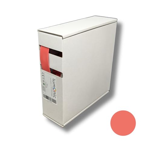 Lumonic 4m Schrumpfschlauch Box 3:1 Rot - Hier von: 12mm auf 4mm - Dickwandiger Schrumfpschlauch in verschiedenen Größen Lumonic 4m Schrumpfschlauch Box 3:1 Rot - Hier von: 12mm auf 4mm - Dickwandiger Schrumfpschlauch in verschiedenen Größen von Lumonic