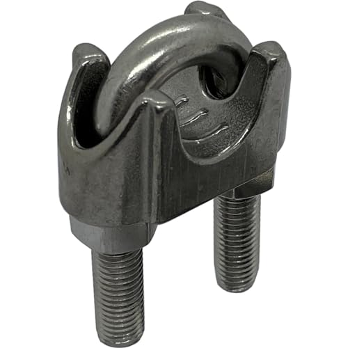 Lumonic Drahtseilklemme Bügelklemme Edelstahl V2A 304 24mm Seilklemme Drahtklemme - Silver Lumonic Drahtseilklemme Bügelklemme Edelstahl V2A 304 24mm Seilklemme Drahtklemme - Silver von Lumonic