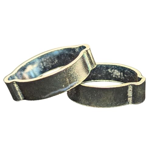 Lumonic I 10x 2-Ohr-Schelle 25-28mm I V2A Edelstahl I Zweiohrschelle I Schlauchschelle I für Druckluft, Rohrsysteme, Garten, KFZ von Lumonic