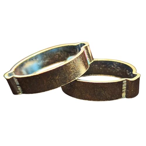 Lumonic I 20x 2-Ohr-Schelle 31-34mm I V2A Edelstahl I Zweiohrschelle I Schlauchschelle I für Druckluft, Rohrsysteme, Garten, KFZ von Lumonic