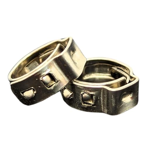 Lumonic I 2x 1-Ohr-Schelle 9,6-11,3mm I V2A Edelstahl I Einohrschelle I Schlauchschelle I für Druckluft, Rohrsysteme, Garten, KFZ von Lumonic
