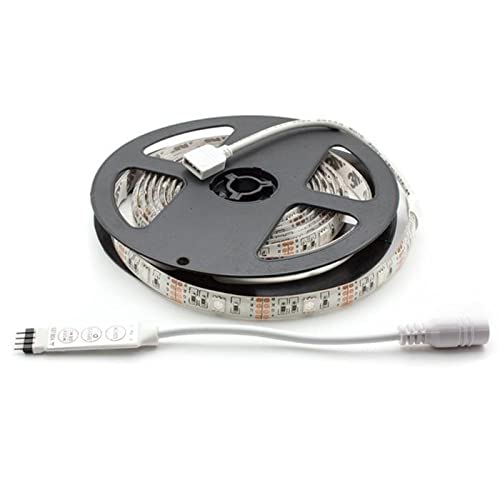 Lumonic LED Strip 2m RGB LED Leiste 5V IP65 60LEDs 30 LED/m SMD5050 I farbwechsel LED Streifen I LED Stripe 200cm, LED Band, LED Lichtband von Lumonic