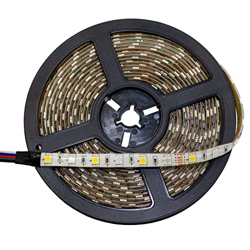 Lumonic LED Strip 5m RGBW 6000K LED Leiste 12V IP65 300LEDs 60 LED/m SMD5050 I farbwechsel LED Streifen I LED Stripe 500cm, LED Band, LED Lichtband von Lumonic