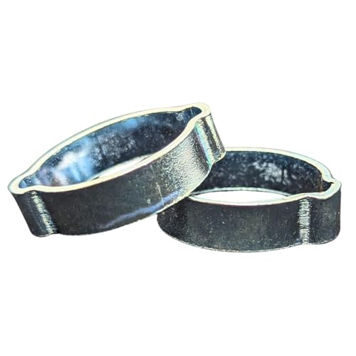 Lumonic I 20x 2-Ohr-Schelle 28-31mm I Stahl Verzinkt I Zweiohrschelle I Schlauchschelle I für Druckluft, Rohrsysteme, Garten, KFZ von Lumonic