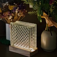Vintage Glasblock Lampe - Einzigartige Wohnkultur, Usb-C Akku & Bewegungssensor Dekorative Für Stilvolle Beleuchtung Vintage Glasblock Lampe - Einzigartige Wohnkultur, Usb-C Akku & Bewegungssensor Dekorative Für Stilvolle Beleuchtung von lumstoreeu