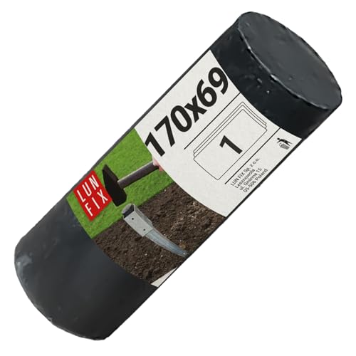 Einschlag-Werkzeug 170x69 mm Schlaghilfe Ø69 für Bodenhülsen Pfostenanker Kunststoff schlagfest Zaunbau ohne Graben Montagehilfe Holzkonstruktionen Carport von Lun Fix