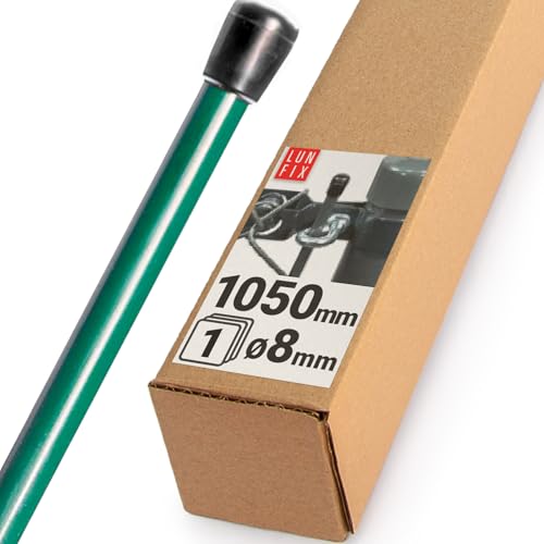 Geflechtspannstab Zaunspanner Maschendraht 1050 x 8 mm Stab PVC beschichtet Spannstab Grün Geflechtspannstab Zaunspanner Maschendraht 1050 x 8 mm Stab PVC beschichtet Spannstab Grün von Lun Fix