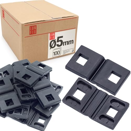 Kunststoffaufnahme Clips für Stabmattenzäune 5 mm Aufnahme Unterlegscheibe für Gittermattenzaunschelle 100 Stück Kunststoffaufnahme Clips für Stabmattenzäune 5 mm Aufnahme Unterlegscheibe für Gittermattenzaunschelle 100 Stück von Lun Fix