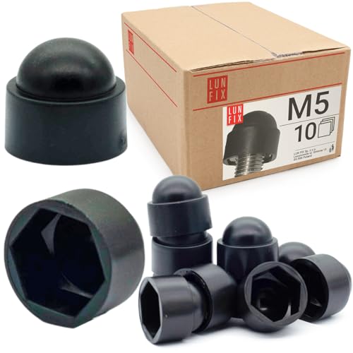 Schraubenkappe Schutzkappen Sechskant Abdeckung Endkappen Schraubenabdeckung Schwarz M05 10 Stück Schraubenkappe Schutzkappen Sechskant Abdeckung Endkappen Schraubenabdeckung Schwarz M05 10 Stück von Lun Fix