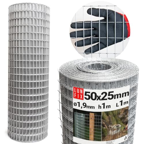 Volierendraht Schweißgitter Hasendraht Drahtgitter Wühlmausgitter Maschendraht Kaninchendraht 50x25 1,9mm 1m x 1m Volierendraht Schweißgitter Hasendraht Drahtgitter Wühlmausgitter Maschendraht Kaninchendraht 50x25 1,9mm 1m x 1m von Lun Fix