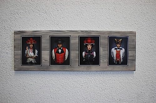 Black Forest Schwarzwaldbilder auf Holz „Matthias “ 60 x 20 x 1.5 cm Design trifft Geschichte, eine perfekte Kombination aus modern und rustikal. (Originale von Sebastian Wehrle) von Luna24 simply great ideas...