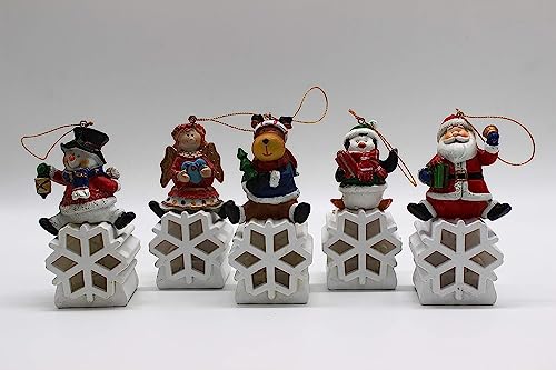 LED Weihnachtsanhänger im 5er Set Weihnachtsbaum Geschenkanhänger von Luna24 simply great ideas...