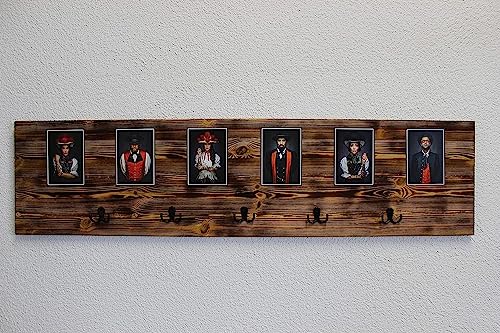 Luna24 simply great ideas... Black Forest Garderobe Horst,120 x 30 x 1.8 cm Moderner Schwarzwaldstyle Portrait von Schwarzwaldmodels vom Starfotograf Sebastian Wehrle von Luna24 simply great ideas...