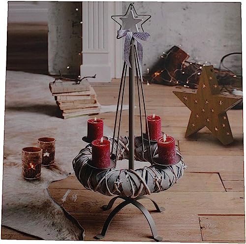 Luna24 simply great ideas... LED Leinwandbild Adventskranz beleuchtet Deko Weihnachten Bild 45x45x1,5 cmm Luna24 simply great ideas... LED Leinwandbild Adventskranz beleuchtet Deko Weihnachten Bild 45x45x1,5 cmm von Luna24 simply great ideas...