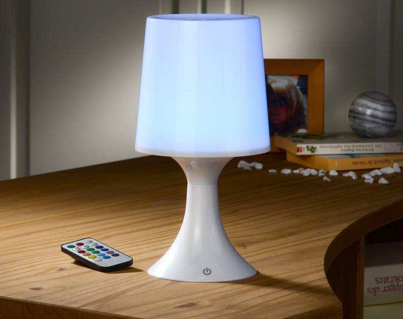 Luna24 simply great ideas... LED Tischleuchte LED Leuchte mit Farbwechsel und Fernbedienung, LED fest integriert, Mit Fernbedienung und USB-Kabel Luna24 simply great ideas... LED Tischleuchte LED Leuchte mit Farbwechsel und Fernbedienung, LED fest integriert, Mit Fernbedienung und USB-Kabel von Luna24 simply great ideas...